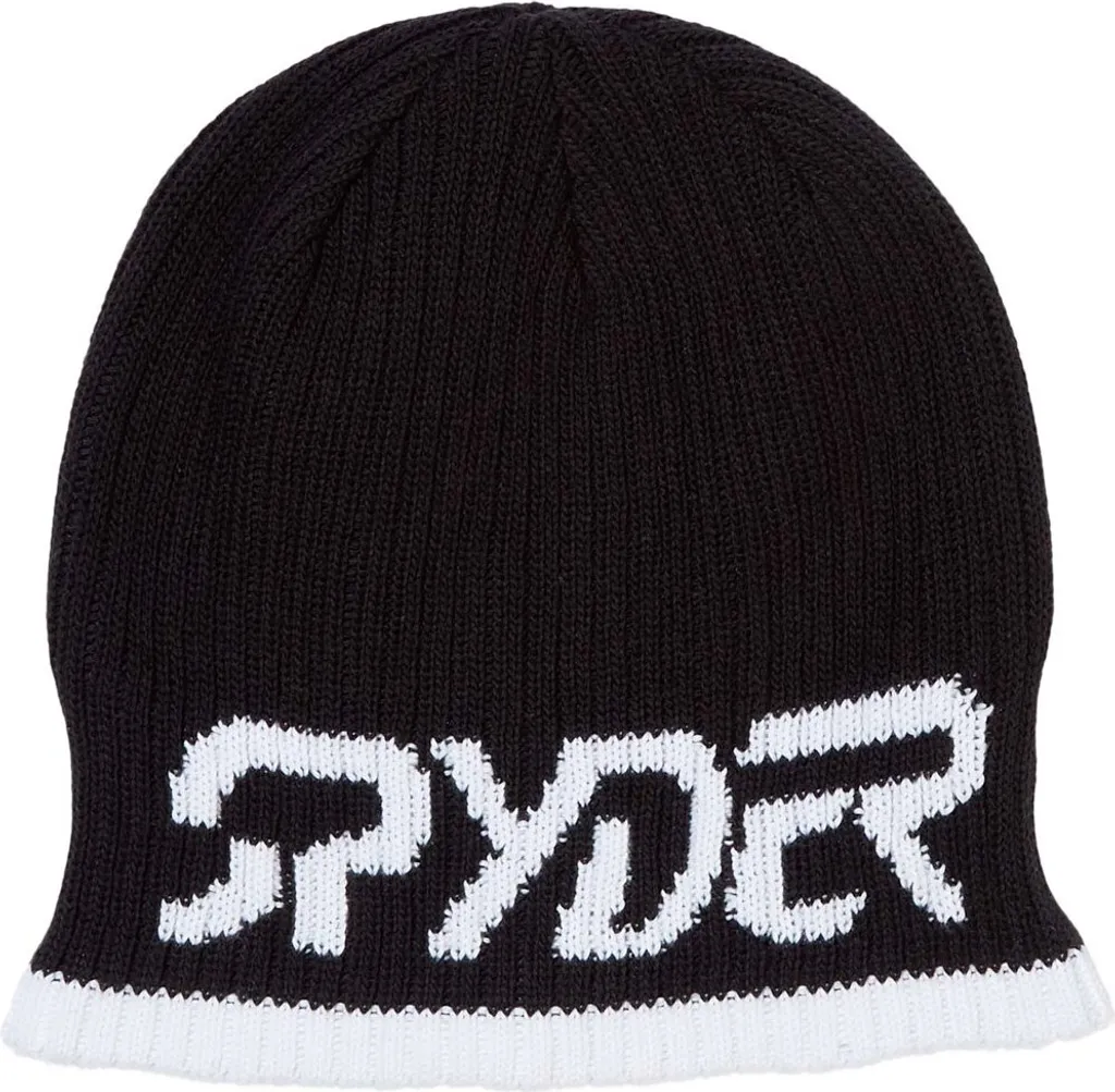 Bonnet de Ski Spyder Homme - Protection Froid pour Ski et Snowboard Noir UNI