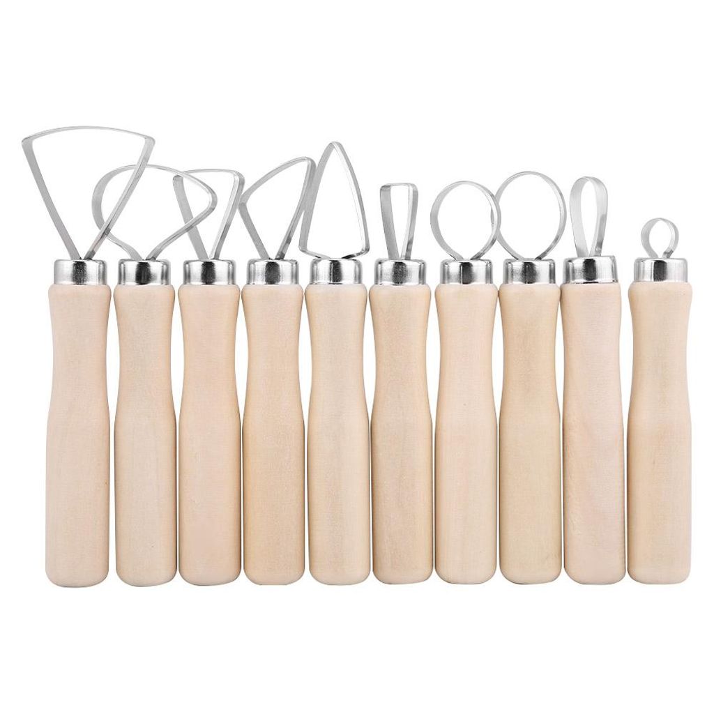 JR2-10/10 Stücke DIY Wachs Carving Keramik Shapers Werkzeuge Ton Skulptur Werkzeuge Set Zubehör