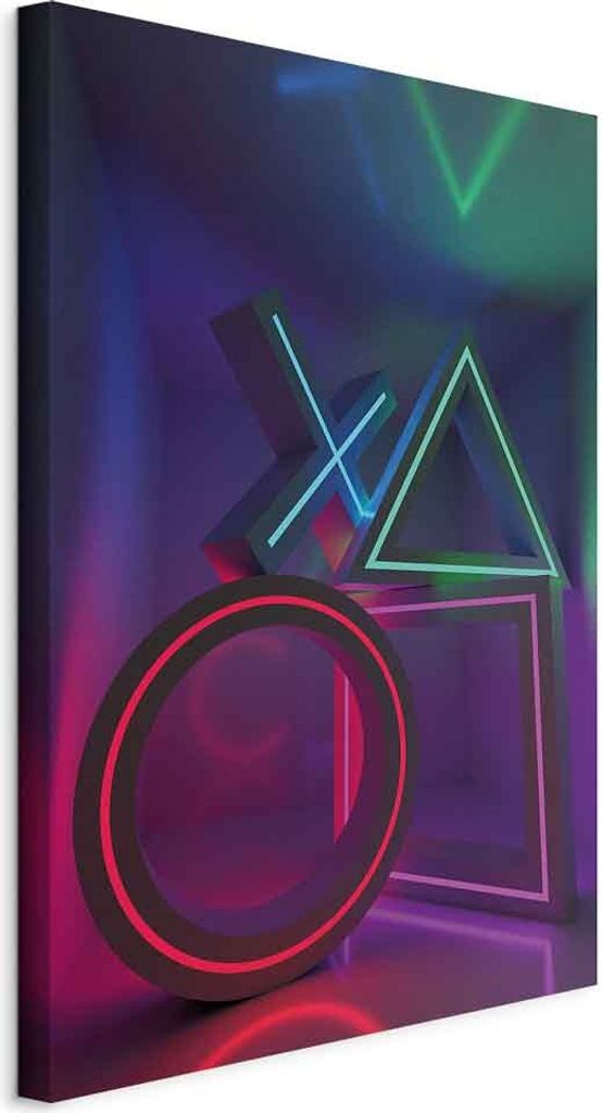 Italienischer Leinwand Leinwandbild - Win Zone (1 Part) Vertical 40x60 cm Für Kinder n-A-1229-b-a