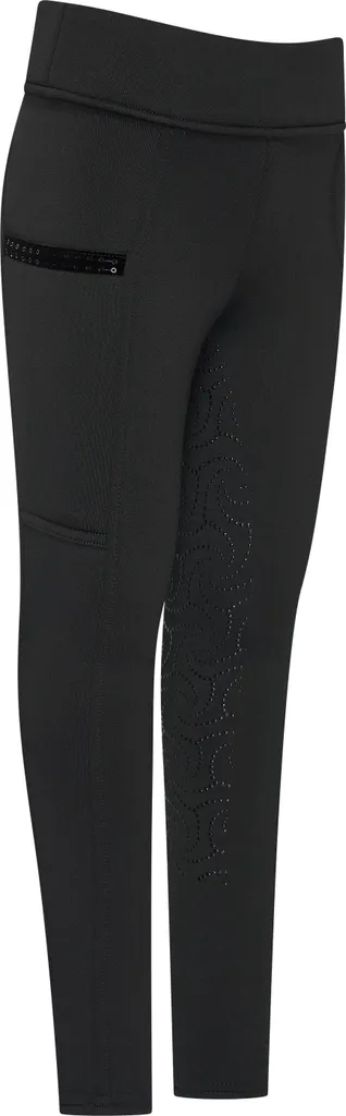 Pantalon équitation Full Grip silicone enfant noir IRHTeddy taille 128