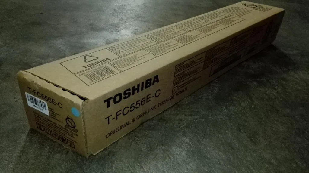 Cartouche Toner Cyan Toshiba T-FC556EC pour Photocopieur Laser Professionnel