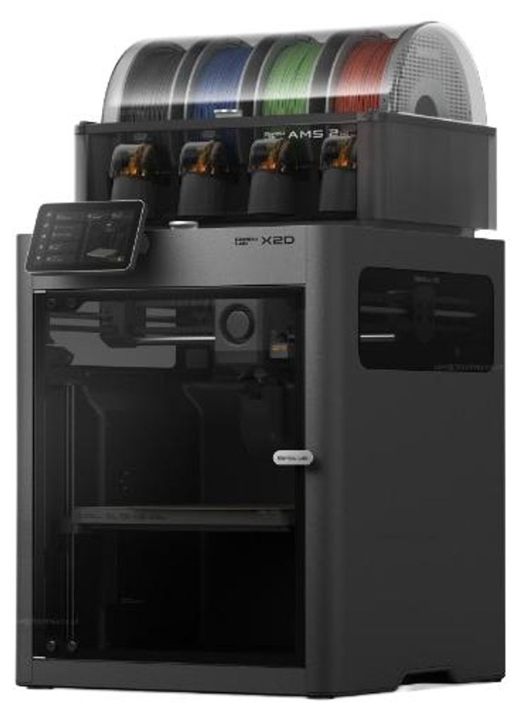 Bambu Lab X2D Combo 3D Drucker Produktbild 