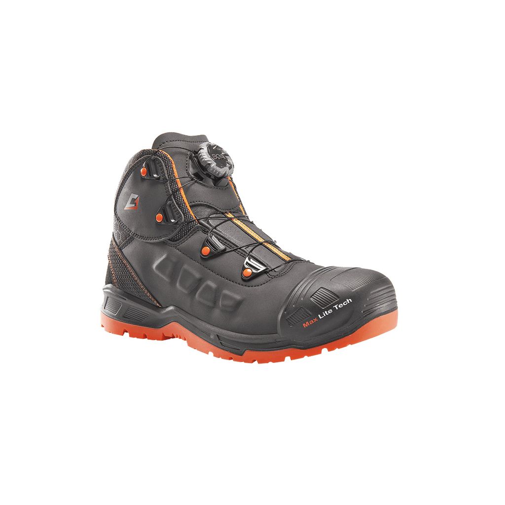 Garsport Ghost mid 3 S3 Sicherheitsschuhe mit BOA-System-Schwarz