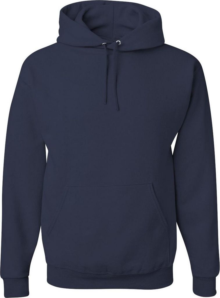 Jerzees - Kapuzenpullover für Herren/Damen Uni, Nublend BC7223 (XXL) (Dunkles Marineblau)