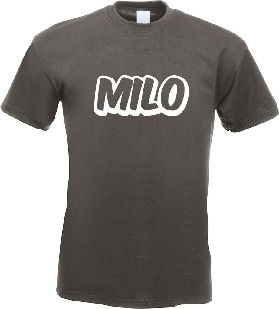 Kiwistar - T-Shirt - Graphit - Milo Vorname Jungen Motiv Bedruckt Funshirt Design Print - mit Motiv Bedruckt - Funshirt Design - Sport - Freizeit -...