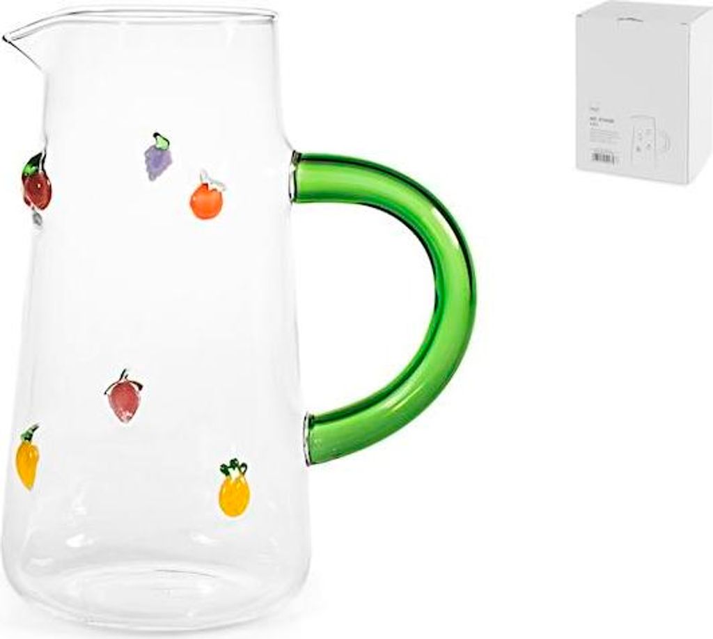 Glaskaraffe mit äußeren Miniaturen – 1,6 L
