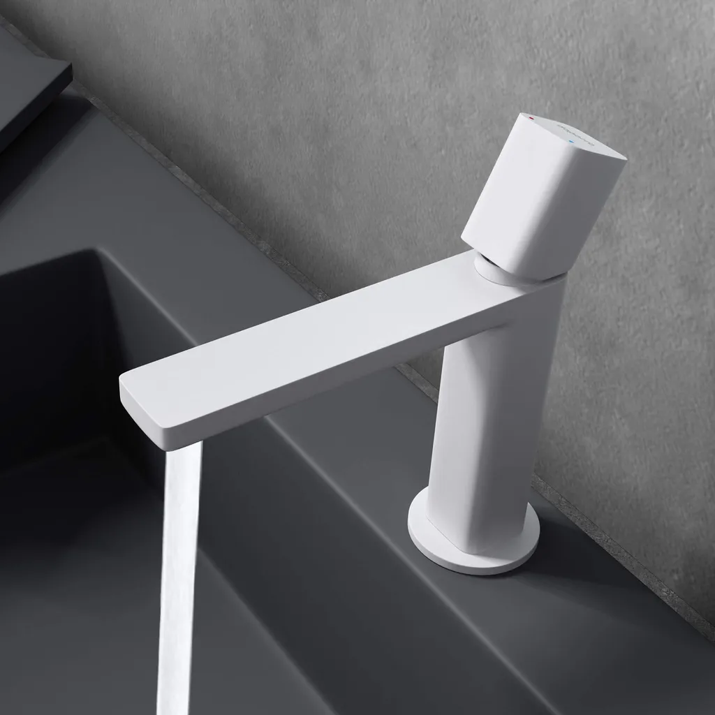 Robinet Mitigeur pour Vasque Blanche 19,6 cm Installation Salle de Bain Facile - 2