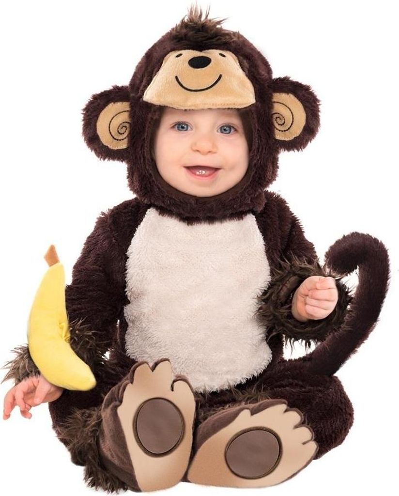 Costume da scimmia soffice per bambino Immagine del prodotto 