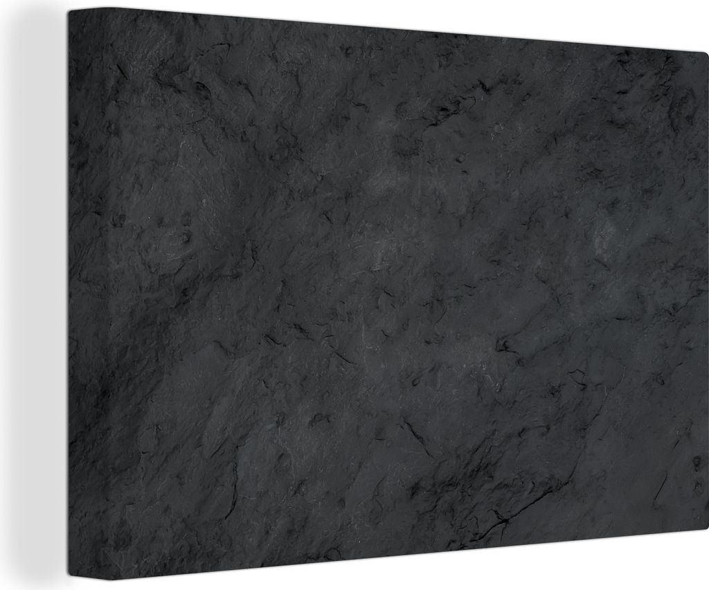 OneMillionCanvasses - Leinwandbilder - 140x90 cm, Grau - Zement - Beton - Industriell - Strukturiert, Wandbilder Kunstdruck Wanddekoration - Foto...