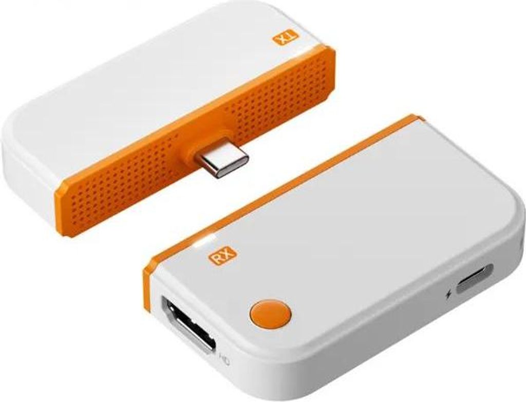 ZELURXX 50m Wireless HDMI Transmitter Empfänger 4K WLAN Display Dongle Miracast Airplay DLNA TV Beamer Konferenz Screen Sharing Unterstützung USB SD