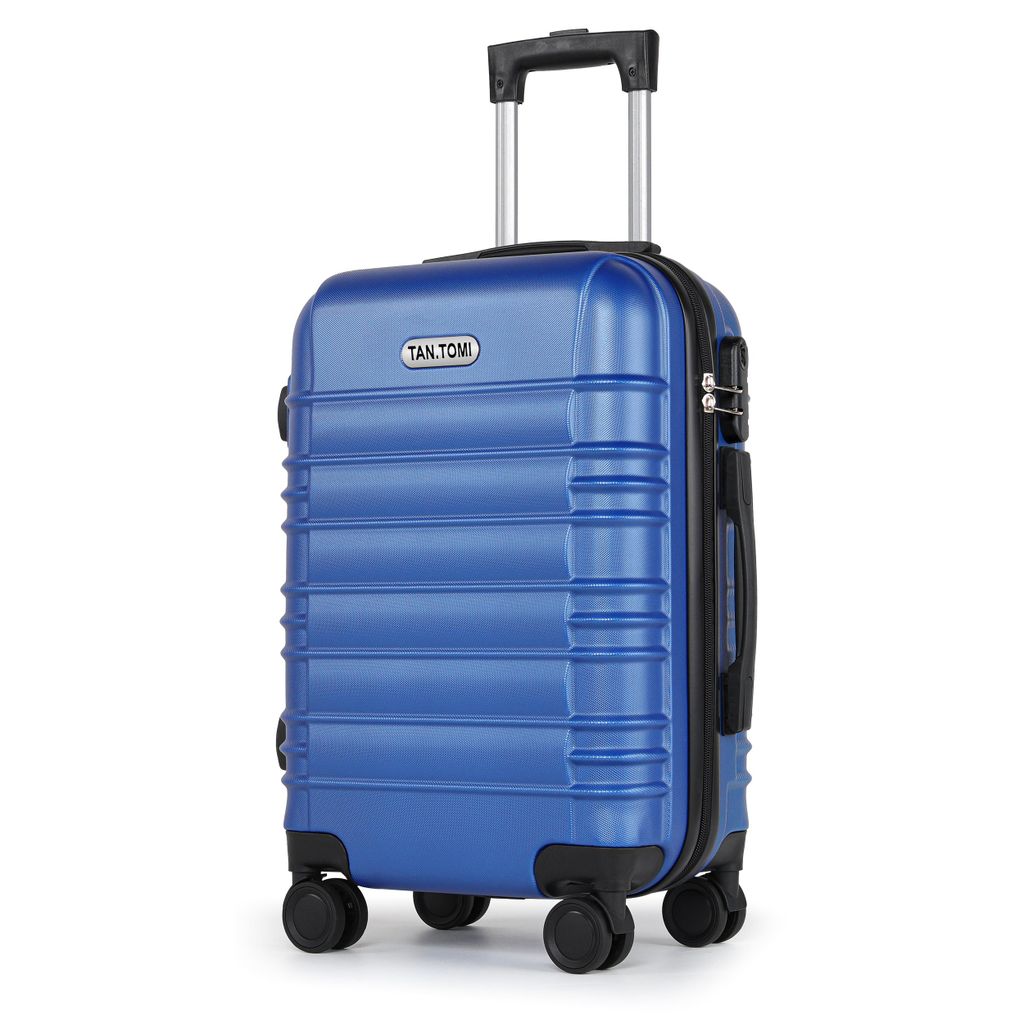 Hartschalen-Trolley Reisekoffer Trolley Großer Koffer Handgepäck Hartschale aus ABS Trolley Handgepäck Kapazität mit 4 Rollen und Zahlenschloss