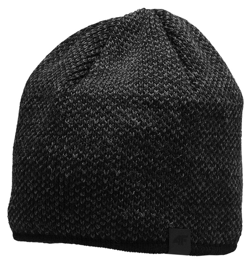 4F - "H4Z22" Mütze für Herren MR288 (52 cm - 56 cm) (Schwarz)