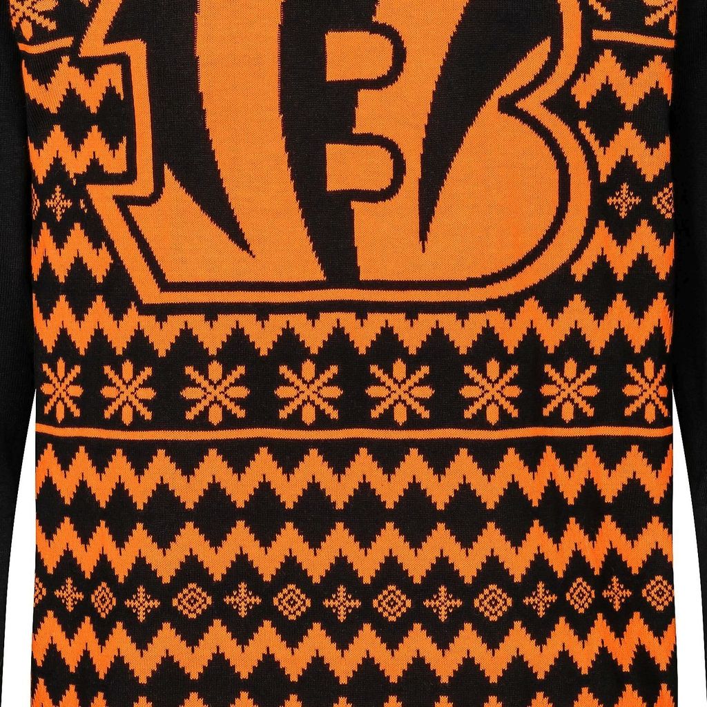 NFL Cincinnati Bengals Ugly Sweater Big Logo 2-Color Produktbild 4