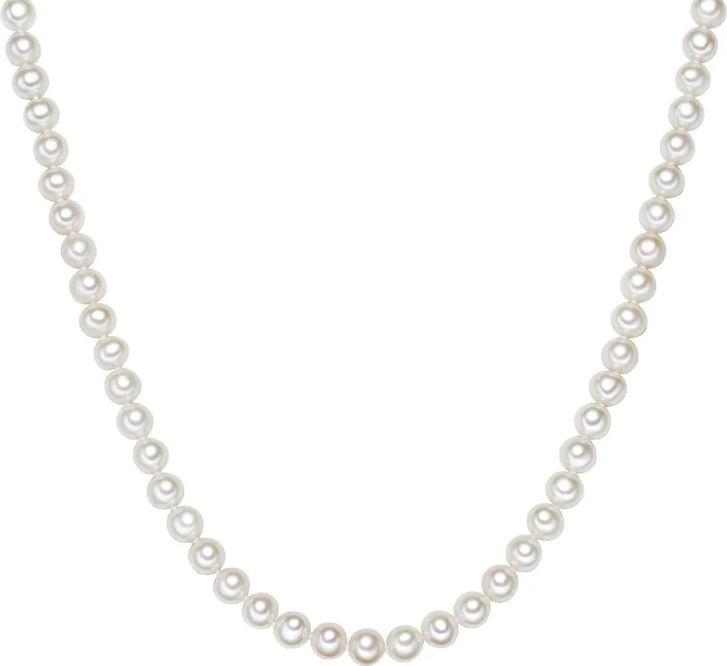 Collier Perle de Culture Eau Douce et Chaîne Argent 925 Valero Pearls