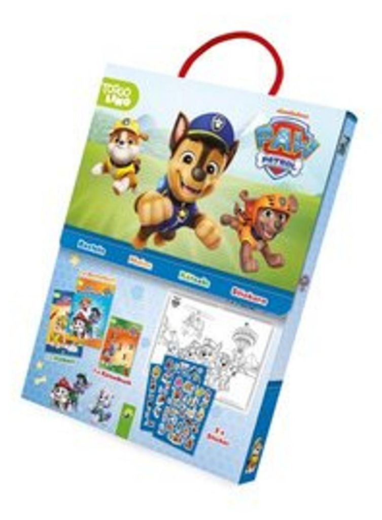 Paw Patrol Spaß-Set I Basteln - Rätseln - Stickern Immagine del prodotto 