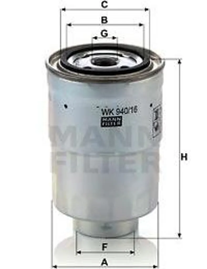 Filtre à Carburant WK 940/16 : Évitez les Pannes de Moteur Mitsubishi