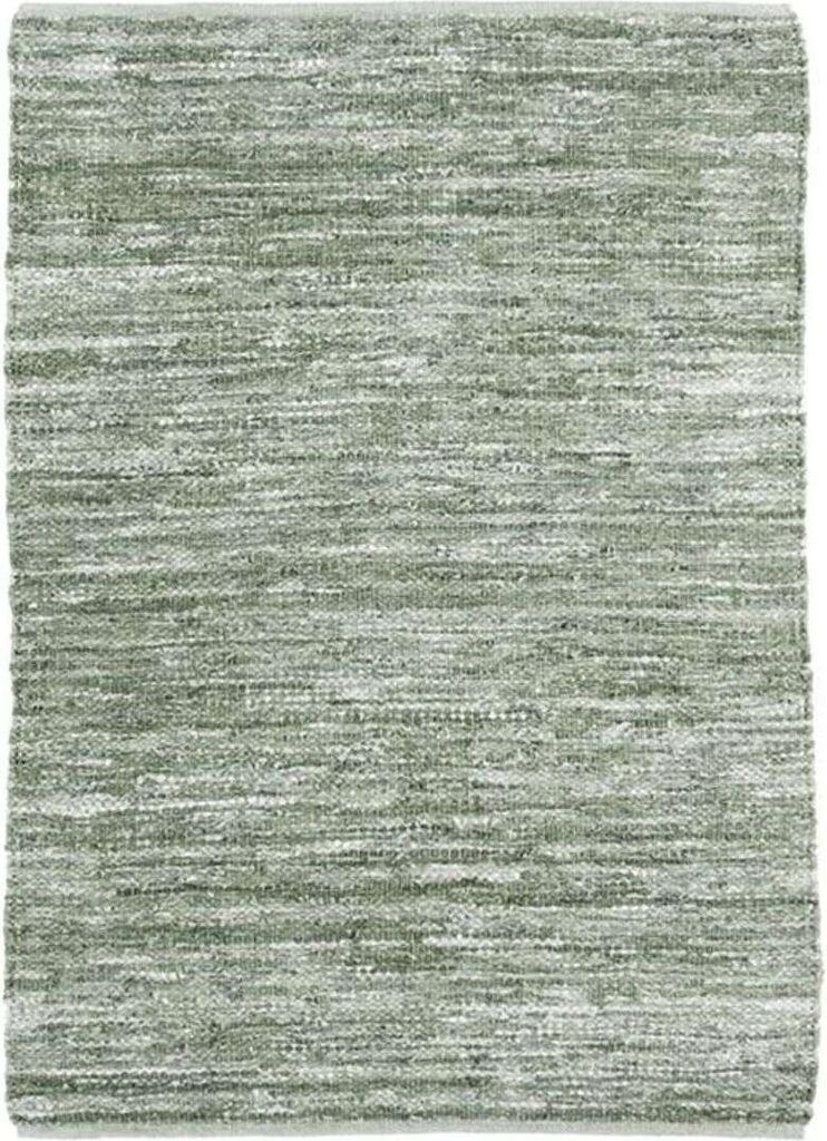 Tappeto in pelle intrecciata verde chiaro 160x230 Immagine del prodotto 