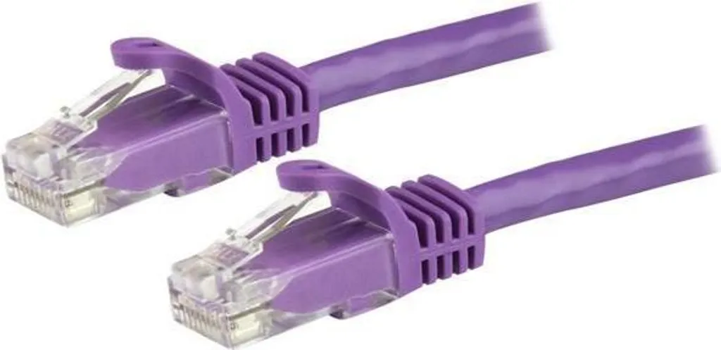 StarTech.com Cavo Patch CAT6 1,5m Viola - Rame 100% per Server IT