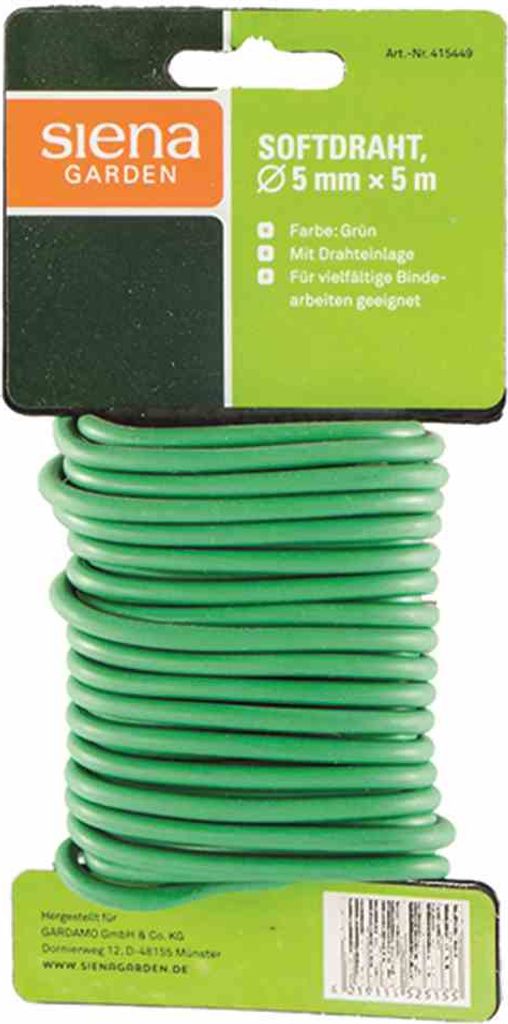 Siena Garden 415-449 Softdraht, 5 m x 5 mm, mit Produktbild 
