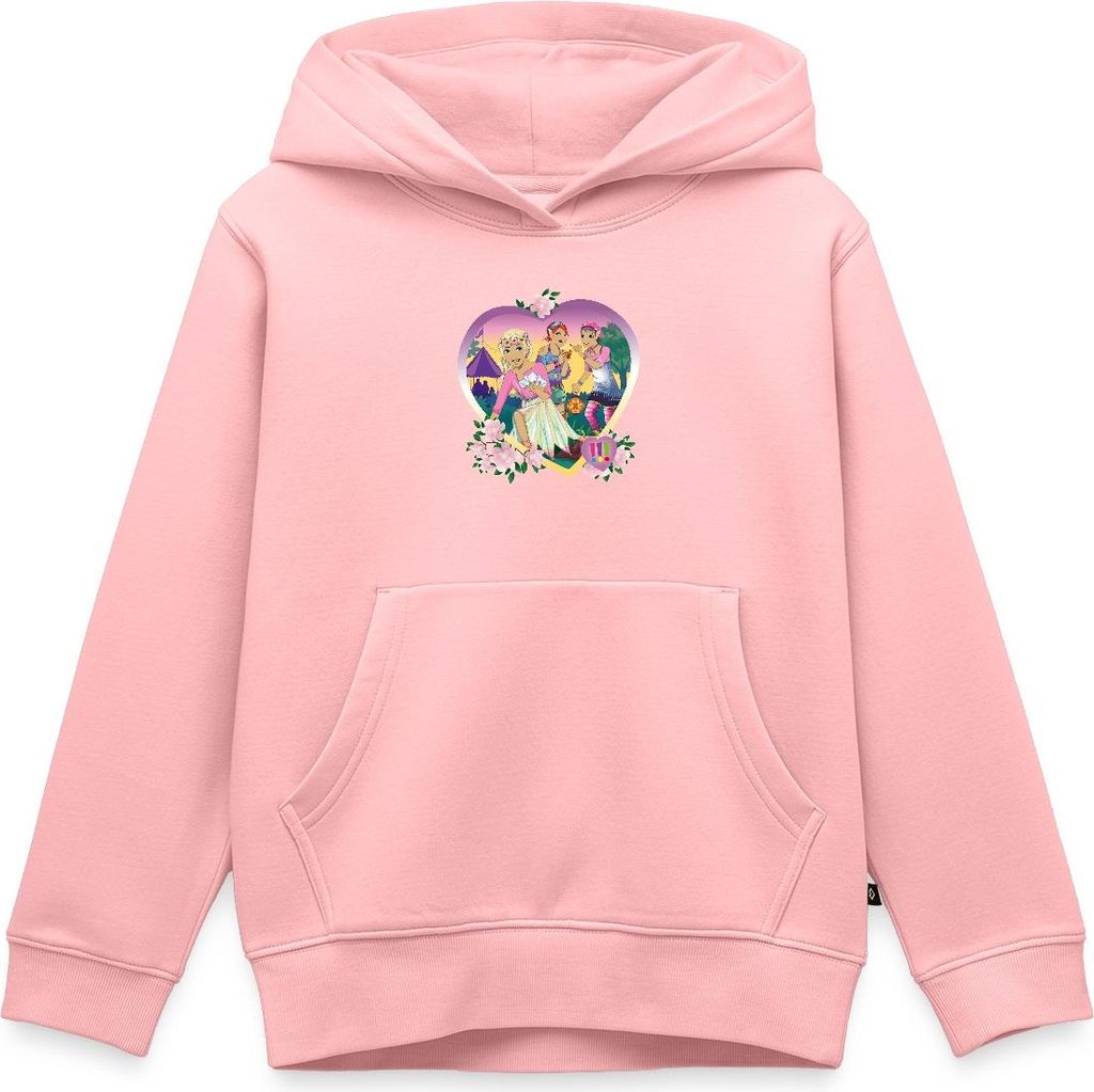 Spreadshirt Die Drei Ausrufezeichen Nacht Der Elfen Kinder Premium Hoodie, 98/104 (2 Jahre), Rosa