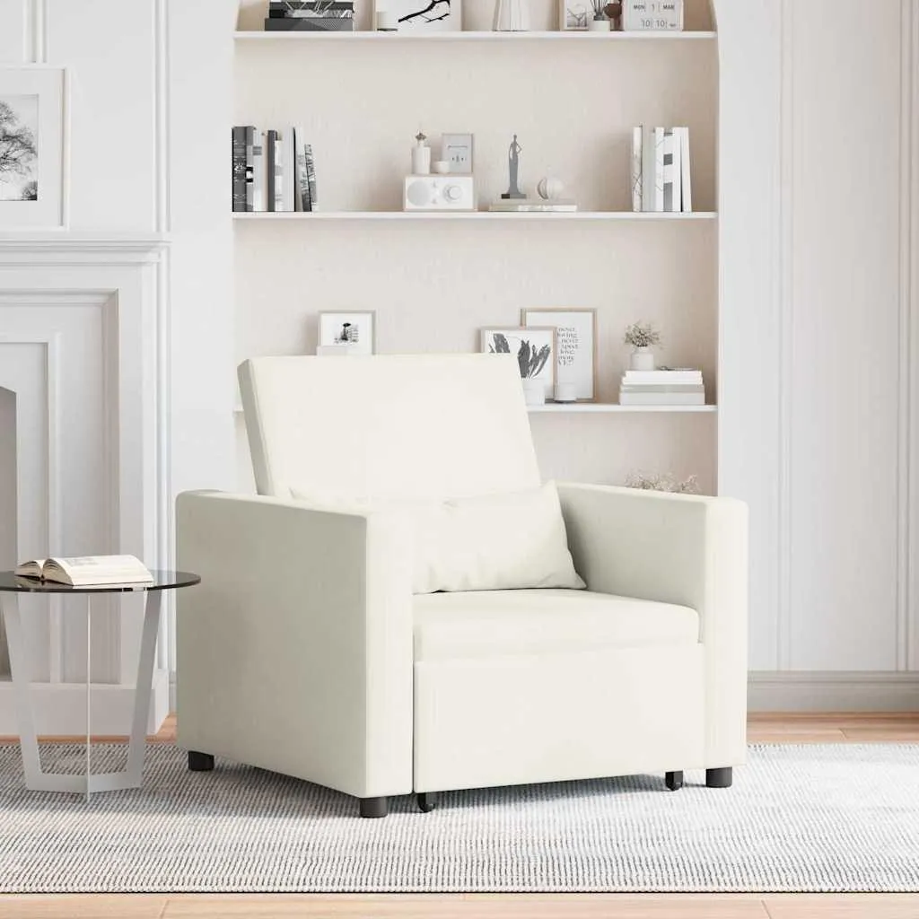 Canapé-lit d'appoint compact 90 cm en velours pour optimiser l'espace - 2