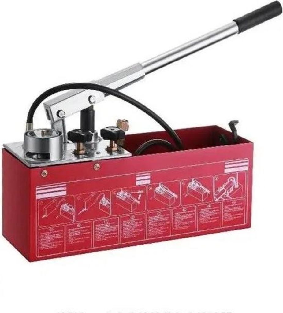 Hydrostatische Druckprüfpumpe – bis zu 25 bar – für den professionellen Einsatz