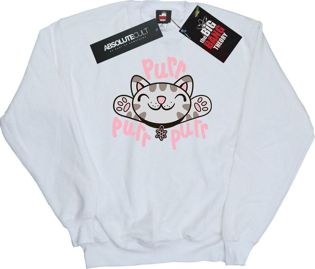 Big Bang Theory - "Soft Kitty Purr" Sweatshirt für Damen BI2962 (XL) (Weiß)