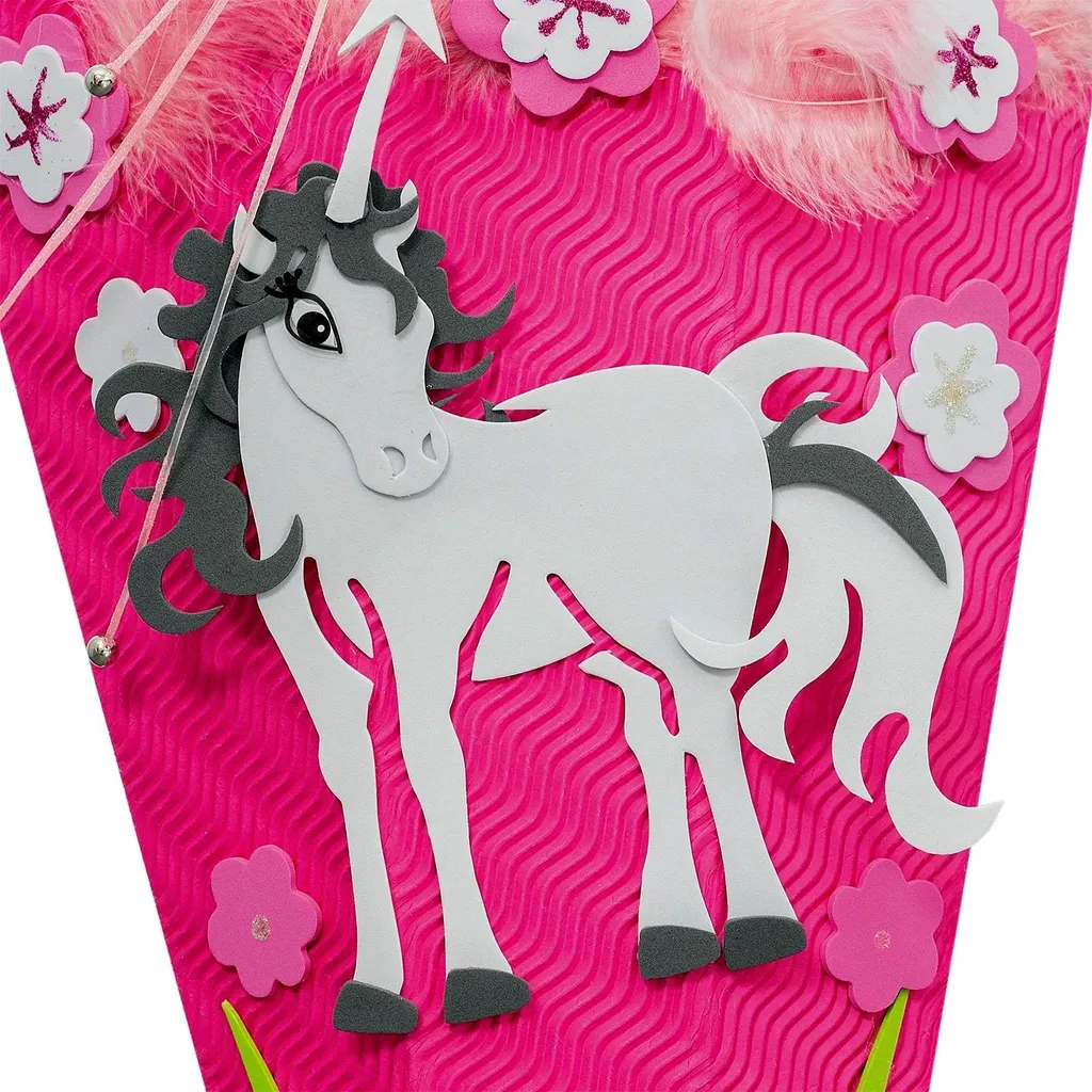Kit DIY Schultüte licorne hexagonal 72cm ROTH Edition haute qualité - 7