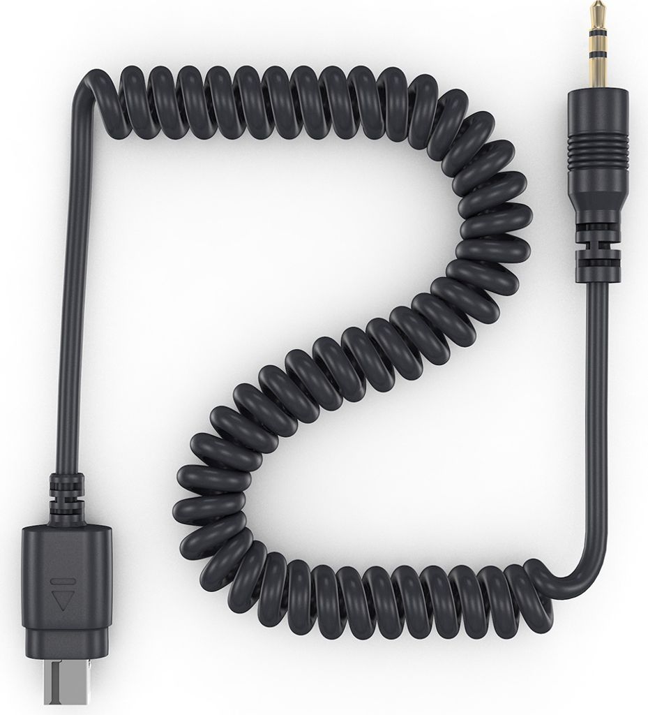Spiral Adapterkabel DC2 zB Nikon Z7 Z6 D7500 D7100 D750 D610 D90 D5600 D3300