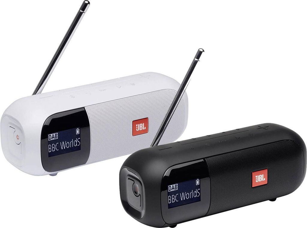 Přenosný analogový a digitální tuner JBL 2, bílý Obrázek produktu 20