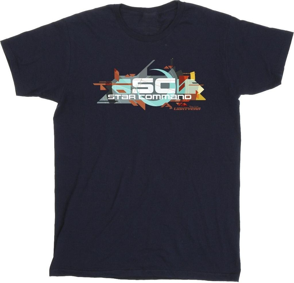 Disney - "Lightyear Star Command Graphic Title" T-Shirt für Herren BI37044 (4XL) (Marineblau)