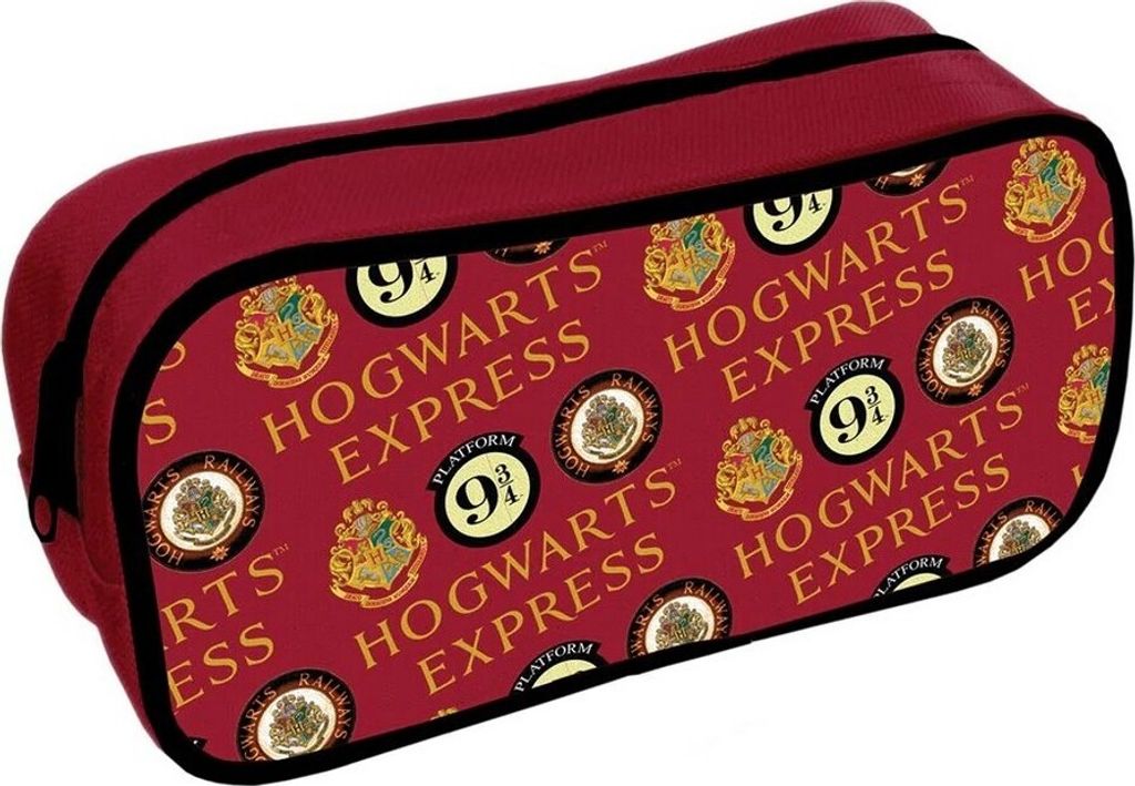 Harry Potter - Bahnsteig 9 3/4 - Schreibmäppchen PM7356 (Einheitsgröße) (Rot/Schwarz/Gelb)