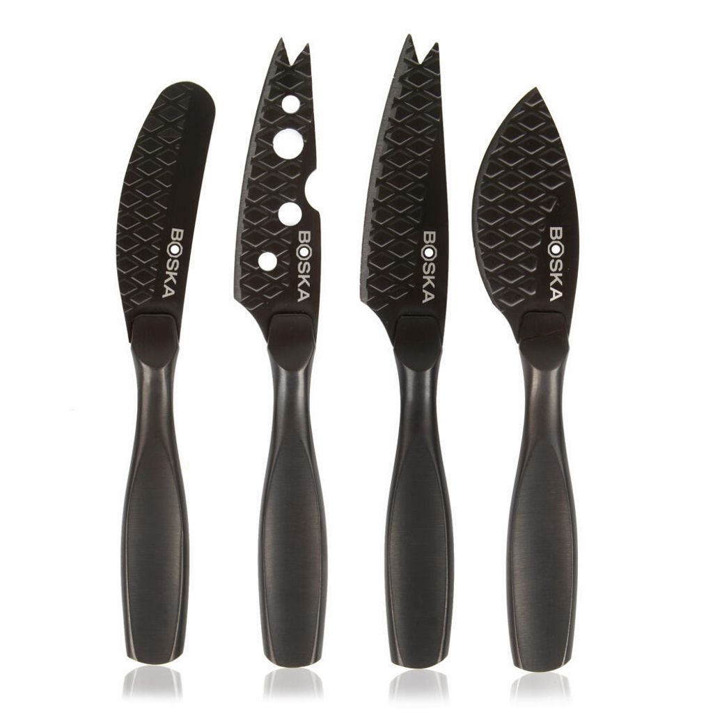Boska Käsemesser-Set Mini Monaco+ Schwarz, Käsemesser, Immagine del prodotto 