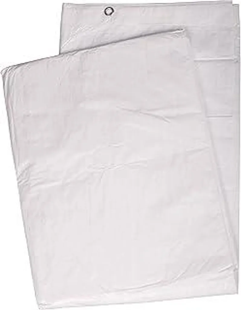 Mivos Telo Impermeabile 4x5m Bianco: Telone Occhiellato per Esterno