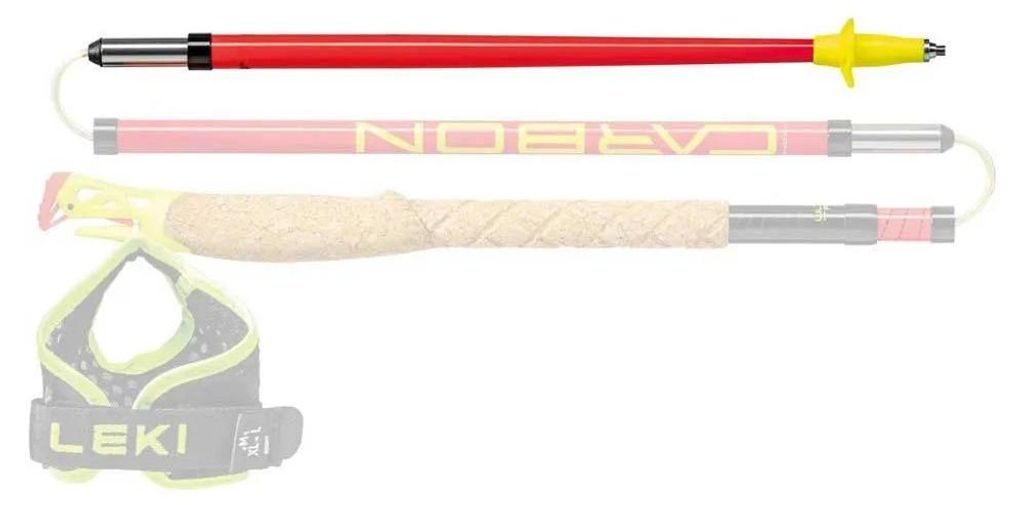 Leki Ultratrail Fx One Unterer Teil Des Mastes 115-120 Cm Golden 16-14 mm Golden 16-14 mm