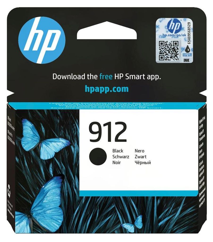 HP 912      Schwarz             Tintenpatrone 8,29ml Image du produit 