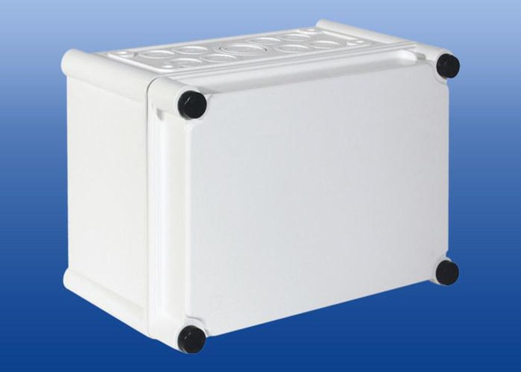 Komplettbox Z1/0 mit P-1, IP54, weiß