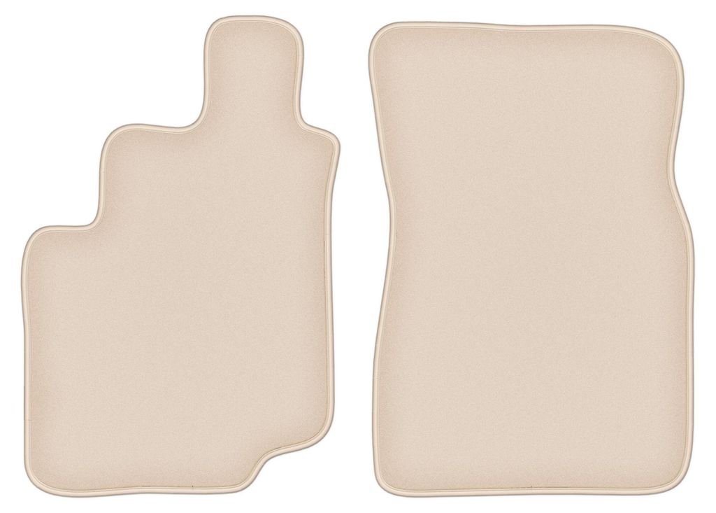 DURBAN Beige Velours-Fußmatten vorne für Daewoo Musso SUV Produktbild 
