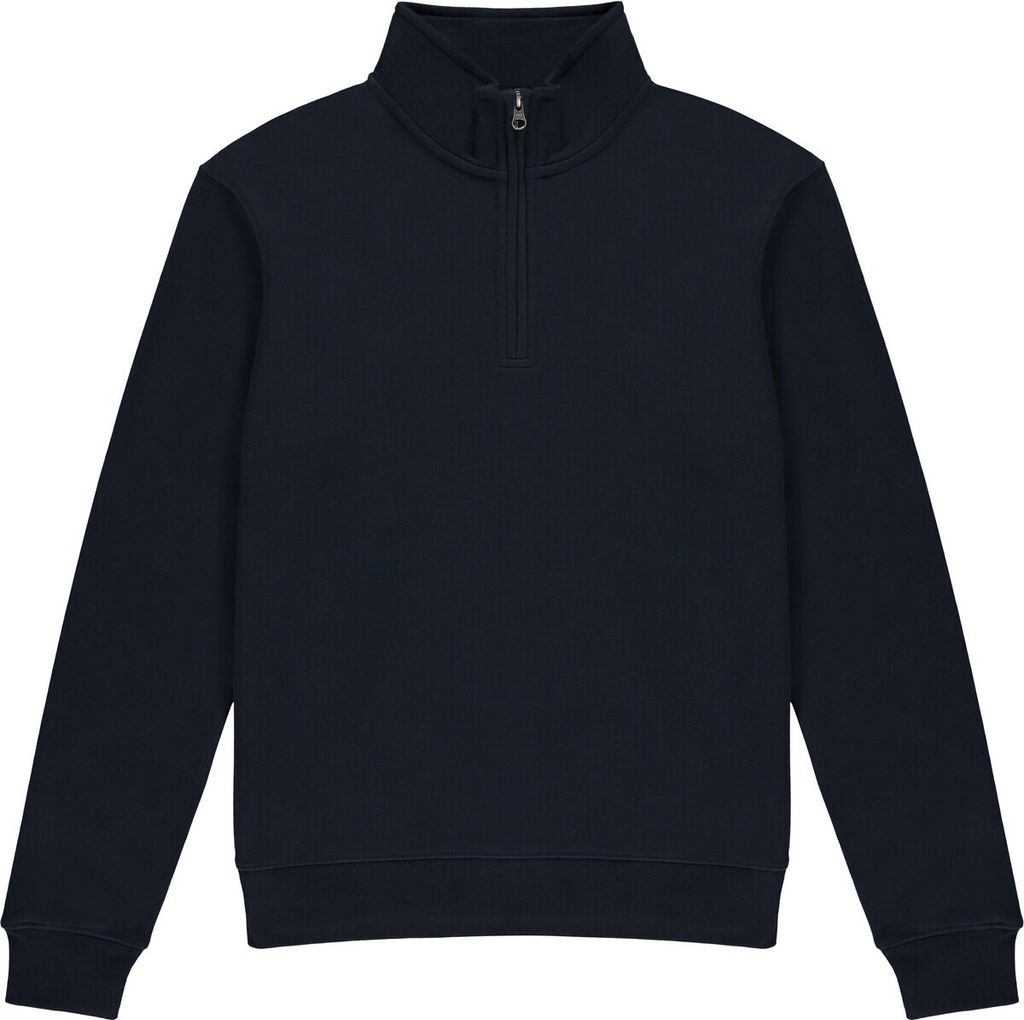 Kustom Kit - Sweatshirt mit kurzem Reißverschluss für Herren BC5067 (XL) (Marineblau)