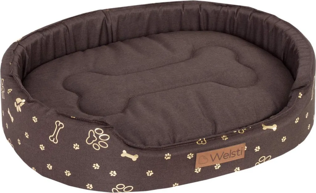 Lit pour chien et chat Welsti brun M 58x47 - Espace repos apaisant