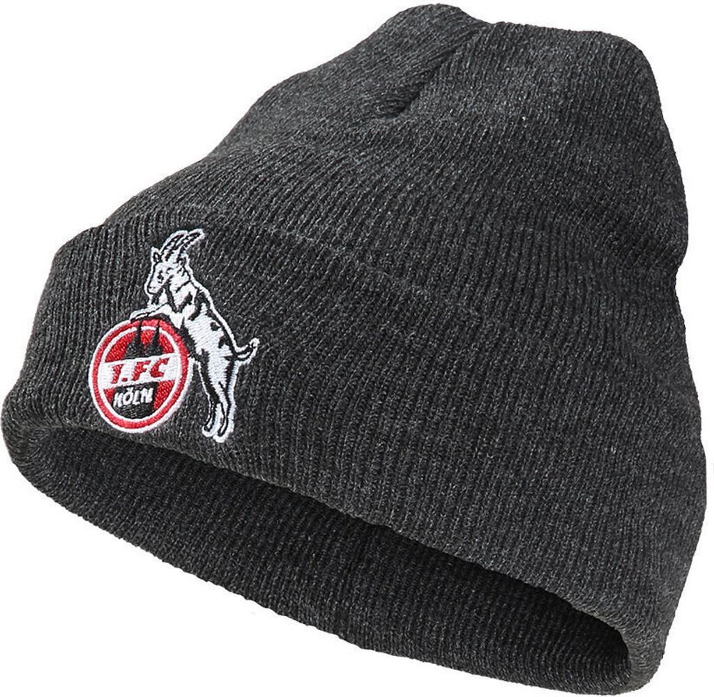 1. FC Köln Beanie Basic „Grau" Produktbild 