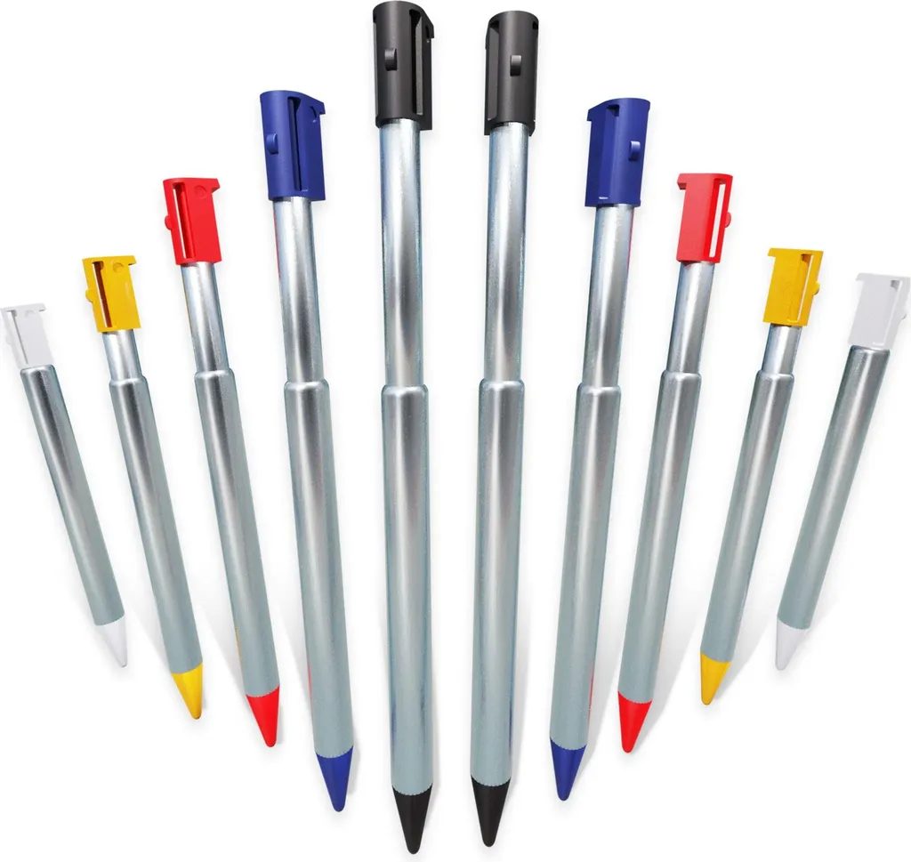 Stylus Pen Nintendo 3DS subtel | Set 10x Telescopici Professionali