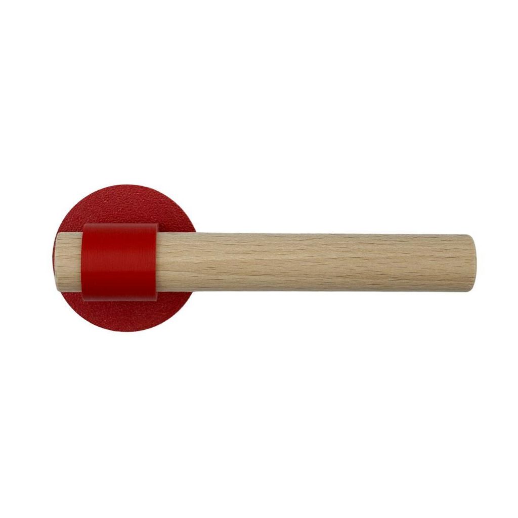 Türklinke Rot 1 Paar Modernes Design Türbeschlag Türgriff Kunststoff (PLA) Inkl. Montagematerial