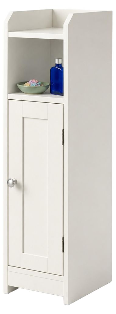 Relaxdays Badezimmerschrank, 5 Fächer, HxBxT: 80 x 18 x 20 Produktbild 