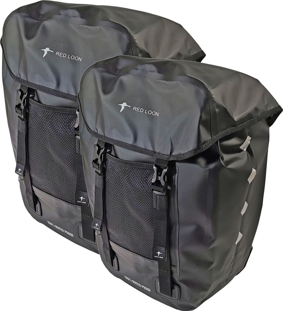 2x Red Loon Packtasche Fahrradtasche Gepäckträgertasche LKW-Plane wasserdicht