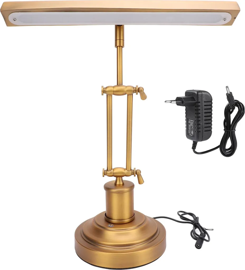 Luce Pianoforte LED 12W Touch Dimmerabile - Spina UE Bronzo Antico