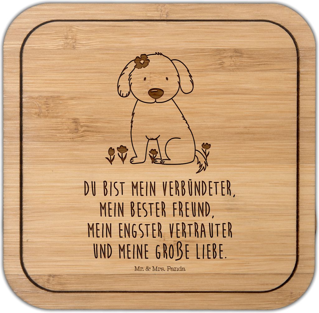 Mr. & Mrs. Panda Tischuntersetzer Hund Dame - Transparent - Geschenk, Verliebt, Untersetzer Kork, Hundemama, Coaster, gläseruntersetzer, Haustier,...