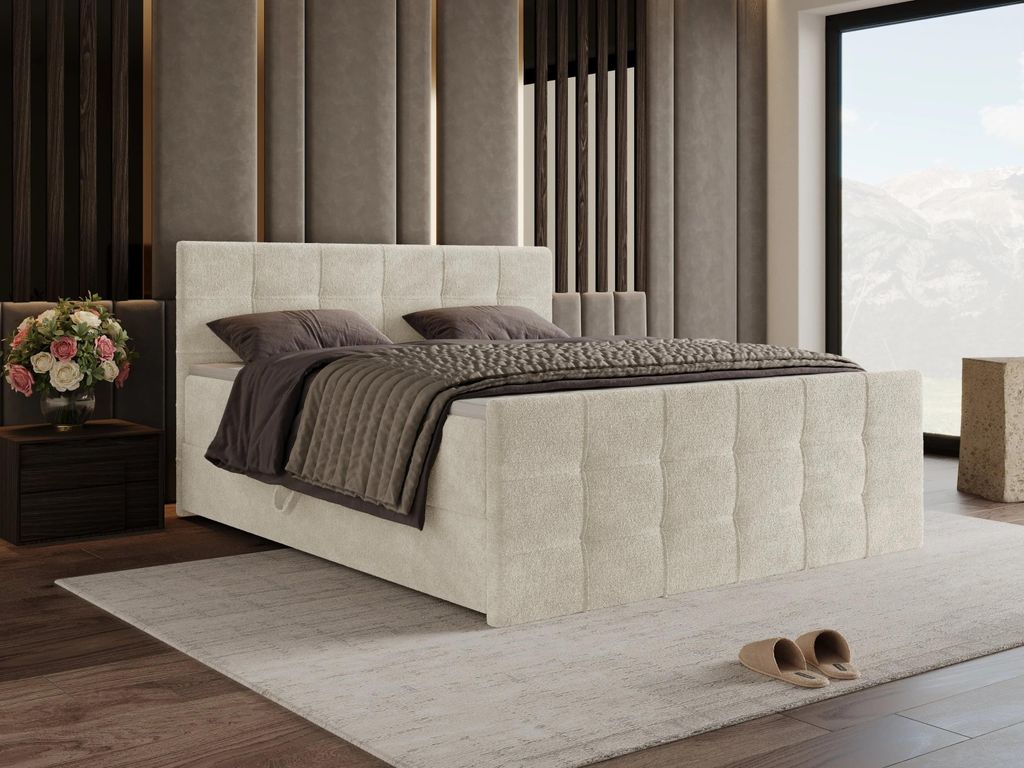 Chilly Möbel Design Bett Modena - Komfort Boxspringbett mit Produktbild 