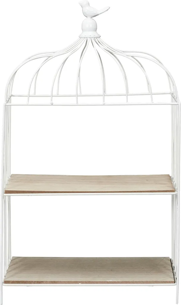 Cage Oiseau Décorative Métal Blanc pour Centres de Table de Fête - 2