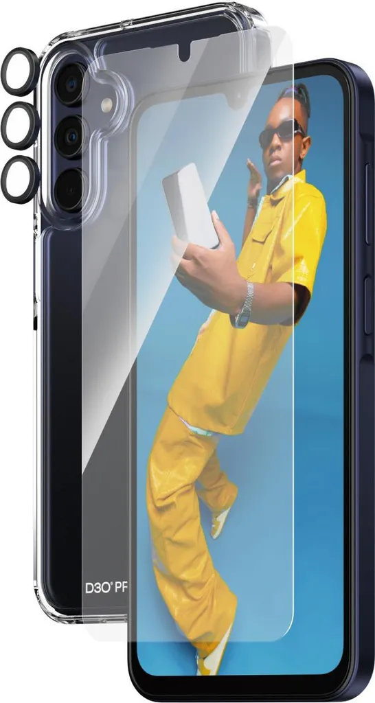 Pack protection intégrale Samsung A15 5G coque et verre D3O